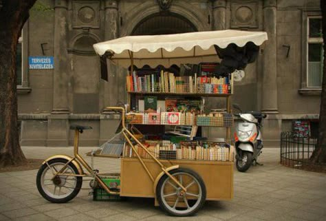 Mobile Library, Book Cart, Book Shops, Book Stores, Little Library, Free Library, Book Shop, Home Libraries, Book Nooks