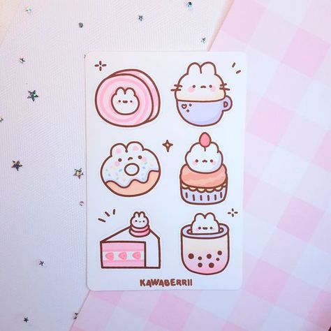 Cute Pastry Sticker Sheet, Dessert Sticker Sheet, Bakery Sticker Sheet, Bread Sticker Shee #stickersprintable #stickersheets #funnystickers #stickerideas #aestheticstickers #cutestickers Cute Stickers Sheet, Cute Printable Sticker Sheets, Cute Pastry, Boba Stickers, Cute Sticker Sheets, Good Stickers, Bread Sticker, Boba Sticker, Bakery Goods