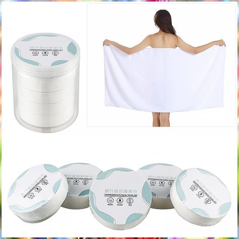 Large Compressed Towel 27.6 x 42 inch Travel Disposable Towels Tablets 100% Cotton Towel for Camping Sports Hiking (5 pcs (Ro Compressed Towel, College Necessities, Black Duffel Bag, Laundry Symbols, Camping Towel, Interesting Facts About World, Camping Beach, Pin Up Outfits, Travel Towel