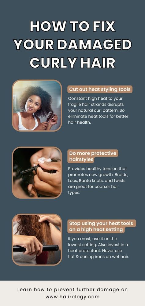 Looking for ways to fix your damaged curly hair? As the winter starts your hair becomes dry again. You may also start noticing that the heat damage becoming more visible. Worry no more, you are at the right place. In this blog post, I have explained in detail ways to revive your curly hair overall and ways to prevent any further hair damage. Knowing what damages your hair and how to control the damage will help you prevent any further damage. Read the blog to know how you can protect your hair. Hair Maintenance Tips, Damaged Curly Hair, Bleaching Your Hair, Hair Damage, Hair Care Brands, Dry Damaged Hair, Hair Starting, Heat Damage, Types Of Curls