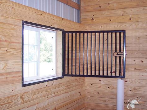 Hinged Window, Iron Window Grill, Barn Windows, Prefab Barns, Barn Window, Window Grills, Barn Remodel, Home Window Grill Design, Barn House Kits