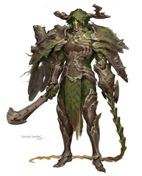 Druid Shield, Fey Paladin, Wood Warforged, Tree Armor, Tree Golem, Druid Paladin, Wood Golem, Warforged Druid, Ancients Paladin