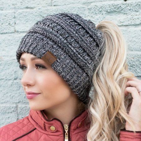 Ponytail hat crochet free pattern