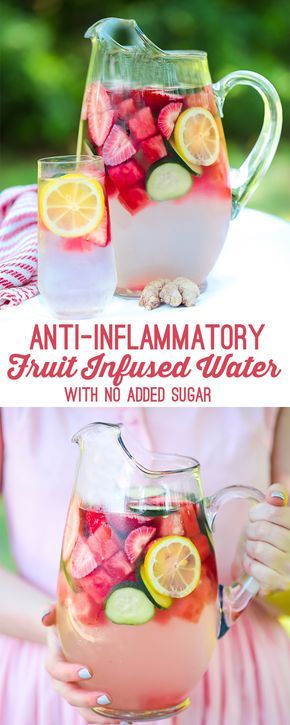 Fruit Infused Water Recipes, Flavored Water Recipes, Lemon Diet, Infused Water Recipes, Fruit Infused Water, Fruit Water, Healthy Drinks Recipes, Inflammatory Foods, Fruit Infused