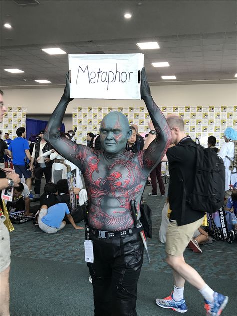 Dope cosplay! DRAX Drax Cosplay, Terrax Marvel Art, Marvel Drax X Mantis, Guardians Of The Galaxy Drax And Mantis, Female Starlord Cosplay, Film Industry, Fantasy Makeup, Avengers, Marvel