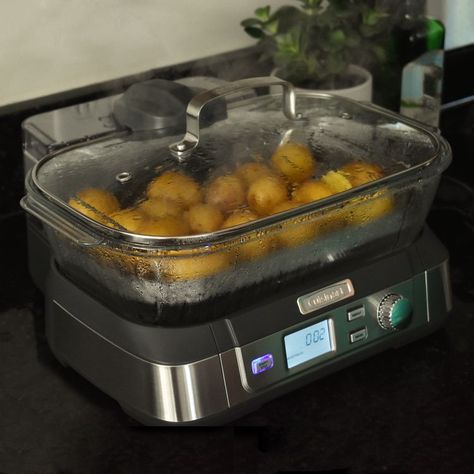 Electric Steamer Recipes, Electric Steamer, Food Steamers, Steamed Potatoes, Steamed Shrimp, Food Steamer, Vegetable Steamer, Shrimp And Vegetables, 2024 Wishlist