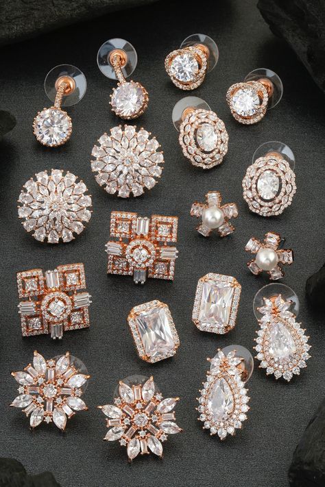 Unique diamond earrings