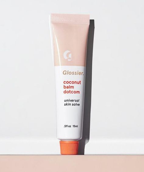 Not To Be Dramatic, But Glossier's Balm Dotcom Changed My Life Glossier Coconut Balm, Coconut Balm Dotcom, Glossier Balm Dotcom, Lip Salve, Glossy Makeup, Balm Dotcom, Makeup To Buy, Kiss Makeup, Soft Lips