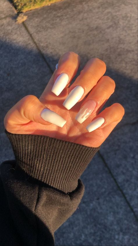 white nails flame nails nail inspo Simple Acrylic Nails Coffin White, White Nails With Fire Design, White Flame Nails Coffin, Fancy Long Nails, White Nails With Flames, Nail Inspo White Design, White Nails Ideas Coffin, White Gel Nails Ideas, White Fire Nails