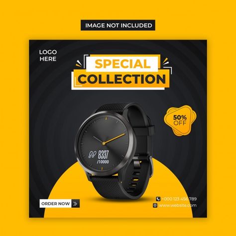 Smart watch social media and instagram p... | Premium Psd #Freepik #psd #banner #social-media #marketing #promotion Promo Product Design, Product Post Design, Product Instagram Post, Product Posters, Easy Photoshop Tutorials, Product Post, Product Poster, Ads Creative Advertising Ideas, Fashion Poster Design