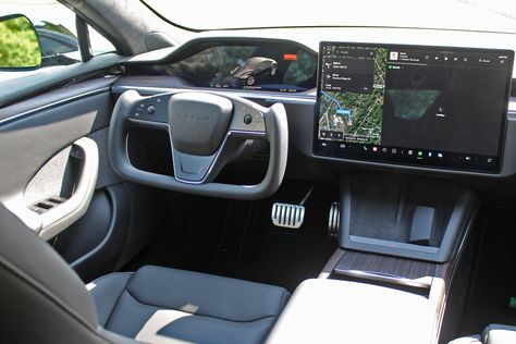 2022 Tesla Model S Plaid Review: A New 1,020-HP Chapter in American Luxury Tesla Model X Plaid Interior, Model X Plaid Tesla, Tesla Model S Plaid Interior, Model S Plaid Tesla, Tesla Manifestation, Tesla S Plaid, Tesla Model X Interior, Tesla Model S Interior, Tesla Inside