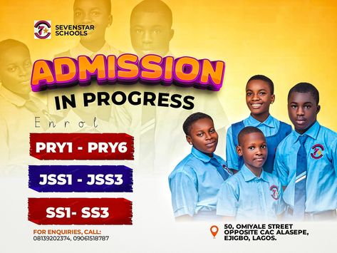 School Flyer, School Admissions, Flyer Design, Design