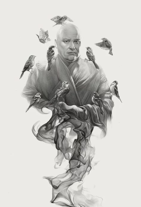 Varys Game Of Thrones, Lord Varys, Drawing Suggestions, Lannister Art, A Princess Of Mars, Alex Pardee, Game Of Thrones Series, Ace Books, Asoiaf Art