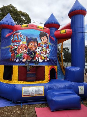 Paw Patrol Bounce House, Paw Patrol Lookout, Kids Toys For Christmas, Paw Patrol Birthday Theme, Jumping Castle, Paw Patrol Cartoon, Girly Birthday Party, Paw Patrol Toys, Paw Patrol Birthday Party