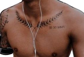 Pinterest | Chest tattoo men, Collar bone tattoo, Small tattoos for guys|#tattoo #handtattoo #tattoos #tattooartist 360 Men Collar Bone Tattoo, Chest Tattoo Words, Collar Bone Tattoo Small, Collar Tattoo, Collar Bone Tattoo For Men, Small Chest Tattoos, Bone Tattoo, New Tattoo Designs, Cool Chest Tattoos