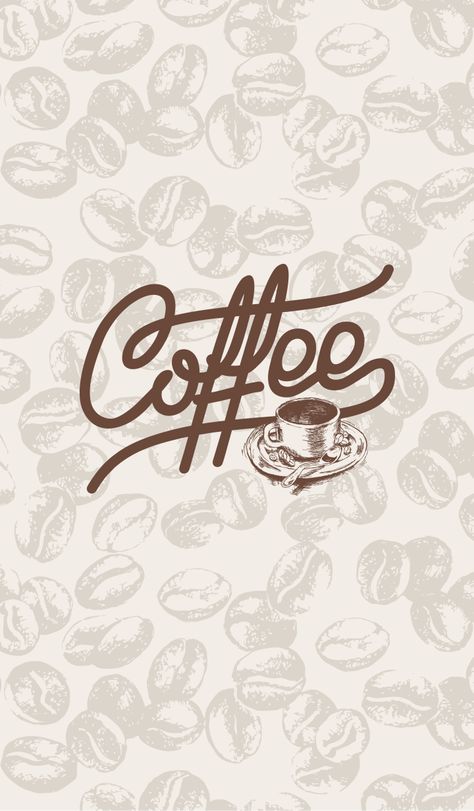 Coffee Background Wallpapers, Coffe Wallpapers, Restaurant Card Design, Coffee Shop Theme, But Coffee First, Coffee Wallpaper Iphone, Wallpaper Coffee, Line Theme, Coffee Background