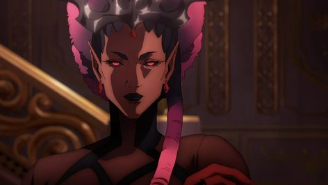 Drolta Tzuentes (animated series) | Castlevania Wiki | Fandom Drolta Tzuentes, Vampire Goth, Vampire Queen, Vampires And Werewolves, Vampire Art, Black Curly Hair, Creatures Of The Night, Egyptian Goddess, Japanese Names