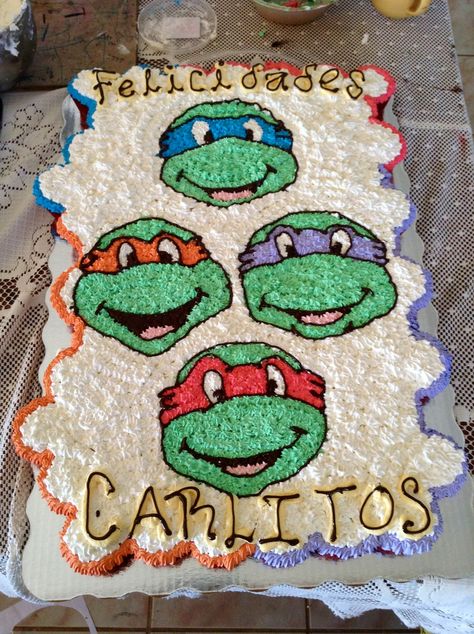 Pasteles de cupcakes "TORTUGAS NINJA" Ninja Cupcakes, Kids Stuff, Cake Ideas, Kids Party, Cupcake Cakes, First Birthdays, Cupcake, Birthday Cake, Pastel