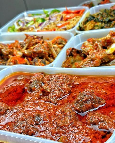 Order your SPREAD Now ✅ #nigeriansinuk Tastee9ja is here for those in the UK who are longing for authentic Nigerian dishes.💕💕💕🔥🔥🔥 Jollof Fried rice Ofada sauce Efo Riro Poundo Pepper Turkey wings Pepper fish Moinmoin elewe Goat meat Peppersoup 👍🏽😋 etc . Order link on bio or send a DM to 📷 @tastee9ja ••• Tastee9ja are here to satisfy that naija food craving , assignment understood!! ... Let's take your order , we deliver UK wide BOWLS, SMALL PARTIES •NEXT DAY DELIVERY •NO FREE DELIVE... Ofada Sauce, Naija Food, Efo Riro, Nigerian Dishes, Good Morning Breakfast, Turkey Wings, Goat Meat, Nigerian Food, Morning Breakfast