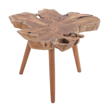 Rustic Accent Table, Outdoor End Tables, Teak Side Table, Wood Accent Table, Wood Side Table, Into The Wood, Wood Accent, Teak Table, Wood End Tables