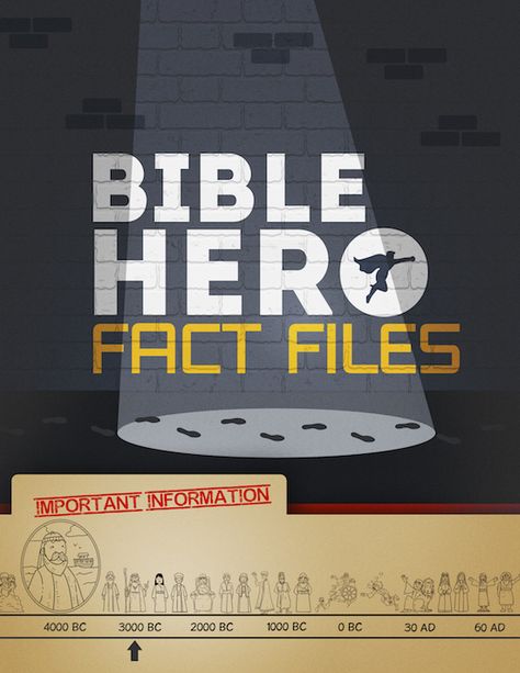 Bible Hero Fact Files for kids! Hero Crafts, Bible Heroes, Understanding The Bible, Church Activities, Bible Study Tools, Object Lessons, Bible Facts, Vacation Bible School, Sunday School Lessons