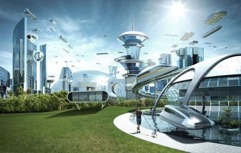 Futuristic Utopia meme template Kota Masa Depan, Future Technology Gadgets, Future Society, Image Meme, Modern Tools, Tesla Motors, Futuristic City, Future City, Me Too Meme