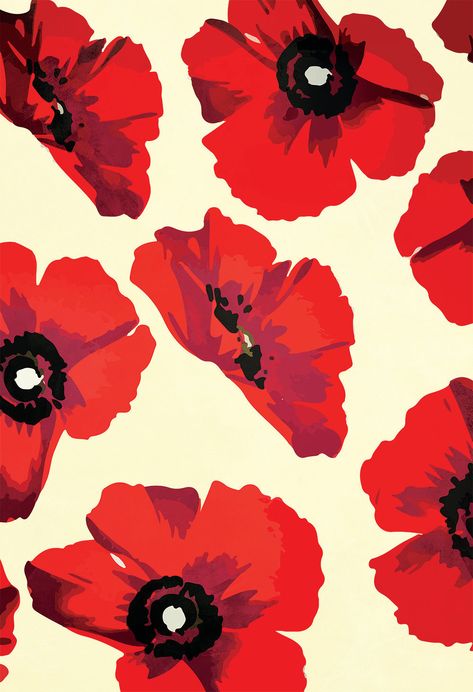 Poppy Flower Print D86 Wallpaper Poppy Flower, Print Flowers Pattern, Red Poppy Wallpaper, Poppy Flower Pattern, Red Flowers Drawing, Flower Art Background, Red Poppy Drawing, Red Flower Drawing, Poppy Flower Wallpaper