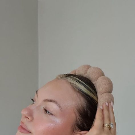 BREAST TAPE CO. on Instagram: "Our Cloud Headband becoming a worldwide bestie during skincare hour ft. Beauty Queen @simonexoffer 🩷 

Shop yours at the link in our bio. 

#breasttapeco" Skincare Headband, Beauty Queen, Aesthetic Photos, Beauty Queens, Beauty Essentials, Aesthetic Photo, How To Become, Queen, Hair