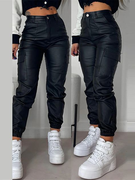 Celana Kargo, Pockets Fashion, Liberia, Motorcycle Women, Cuffed Pants, Type Of Pants, Y2k Streetwear, Botswana, Lookbook Outfits