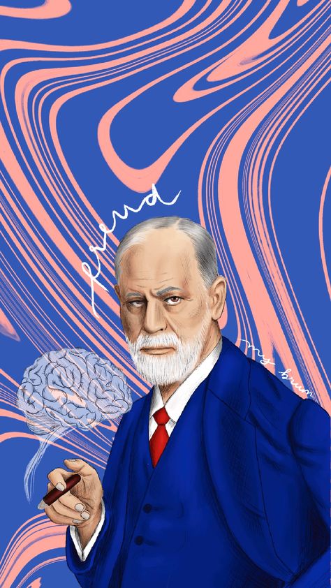 Psychology Wallpaper Pictures, Sigmund Freud Wallpaper, Psychology Wallpaper Desktop, Psychology Wallpaper, Dream Psychology, Art Psychology, Biology Art, Cubist Art, Arte Van Gogh