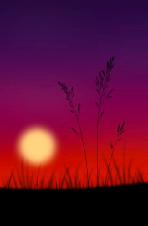 #sunset #procreate #beginnerart Sunset Reference, Sunset Procreate, Sunset Drawing, Beginner Art, Lake Sunset, Drawing For Beginners, Art Ideas, Drawings, Quick Saves