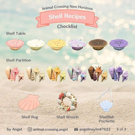 Mermaidcore Animal Crossing, Animal Crossing Diy Recipes, Animal Crossing Checklist, Acnh Furniture Sets, Acnh Checklist, Animal Crossing Themes, Animal Crossing Mermaid, Acnh Furniture, Animal Crossing Tips