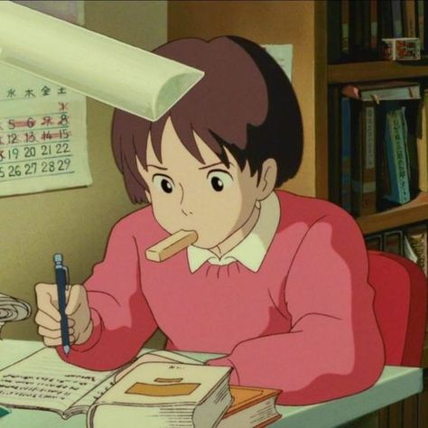 Shizuku Tsukishima | Whisper of the Heart Studio Ghilbi, Personajes Studio Ghibli, Studio Ghibli Characters, Ghibli Artwork, Studio Ghibli Movies, Japon Illustration, Studio Ghibli Art, Ghibli Movies, Ghibli Art