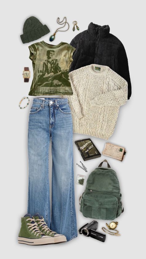 Harry Styles Aesthetic Outfits, Harry Potter Houses Outfits, Harry Potter Outfit, Hogwarts Outfits, Town Outfits, Harry Potter Girl, Harry Potter Style, Harry Potter Outfits, Cold Weather Fashion