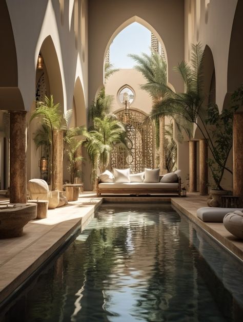 Moroccan Inspired Home, Moroccan House Design, Moroccan House Exterior, Arabian Bedroom, Moroccan Villa, Moroccan House, Villa Marrakech, Moroccan Style Home, Moroccan Houses