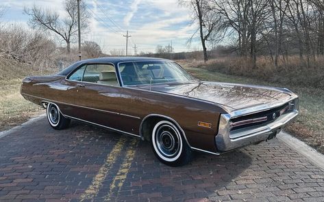 At almost 19 feet in length, this 1970 Chrysler 300 is no pocket rocket, although a 0-60 time of around 7.5 seconds was nothing to sneeze at five decades ago for such a giant, heavy, luxurious, long car. The seller has this drop-dead-gorgeous 300 listed here on eBay in Elkhorn, Nebraska, just northwest of Omaha,... 1970 Chrysler 300, Chrysler 300s, Pocket Rocket, Chrysler 300, Drop Dead, 5 Seconds, Beautiful Cars, Plymouth, Nebraska