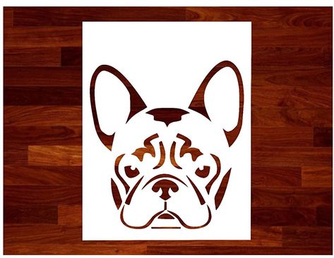 Amazon.com: French Bulldog Frenchie ~Stencil ~ Multiple Sizes ~ Custom Stencil : Handmade Products Frenchie Pumpkin Carving, Bulldog Pumpkin Carving, Frenchie Pumpkin, Bulldog Pumpkin, Pumpkin Carving Template, Pumpkin Carving Pattern, 90s Fashion Outfits Hip Hop Party, Pumpkin Carving Designs, Pumpkin Carving Patterns