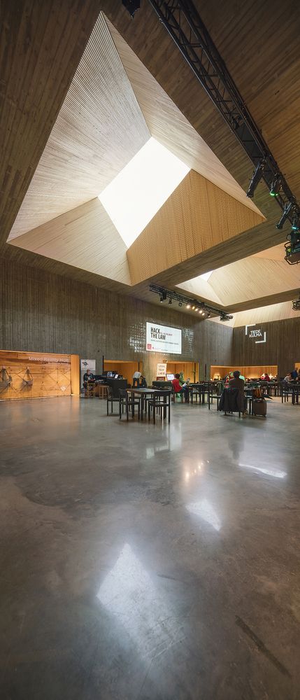 Gallery of Think Corner Helsinki University / JKMM Architects - 7 Helsinki University, Hvac Design, Geometric Composition, Multifunctional Space, Concrete Structure, Property Development, Learning Spaces, Design Competitions, Architect Design