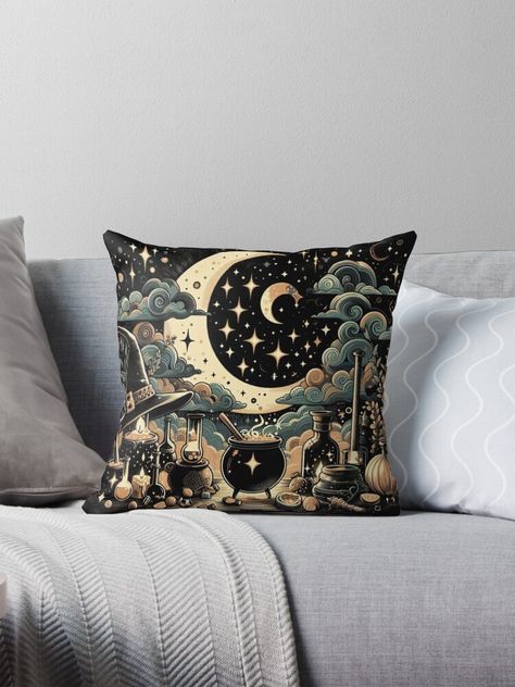 Get my art printed on awesome products. Support me at Redbubble #RBandME: https://www.redbubble.com/i/throw-pillow/Enchanting-Moon-Spells-Mystical-Lunar-Energy-Witchy-Moonlight-Glow-by-printdesign6565/165960836.5X2YF?asc=u Customized Pillow, Lunar Energy, Moon Spells, Pillow Sale, Custom Pillows, Enchanted, My Art, Awesome Products, Throw Pillow