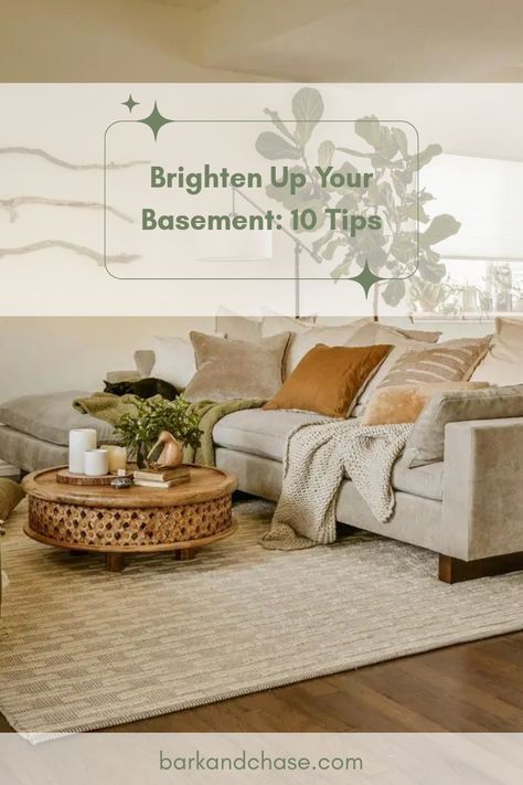 If your basement feels more like a cave than a cozy hideaway, you're in the right place! Discover these 10 simple and effective solutions to brighten up your basement and transform it into a space you'll love spending time in. From clever lighting techniques to choosing the right color palettes, we've got creative ideas for every budget. Make the most of your space and say goodbye to that gloomy vibe. Your dream basement awaits, filled with light and personality! How To Make Basement Brighter, Windows In Basement, Cozy Hideaway, Installing Recessed Lighting, Dark Basement, Dream Basement, Basement Furniture, Reflection Painting, Cozy Basement