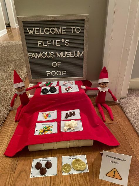 Elf Sleepover, Elf On The Shelf Sleepover, Ideas For Sleepovers, Snowman Poop, Reindeer Poop, Awesome Elf On The Shelf Ideas, Unicorn Poop, Elf On The Shelf Ideas, Shelf Ideas