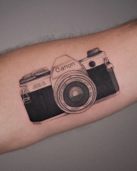 Camera Tattoo Ideas, Photography Tattoos, Photography Tattoo Ideas, Camera Sketch Tattoo, Vintage Camera Tattoo Design, Camera Tattoo Design For Men, Camera Sleeve Tattoo, Camera Tattoo Design Photography, Photographer Tattoo