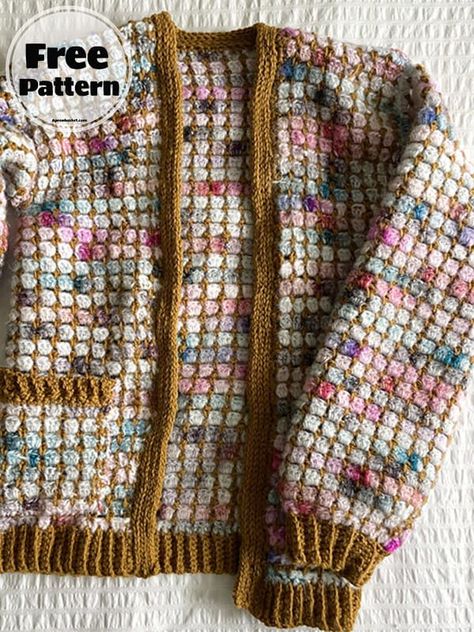 Cardigan Jacket Crochet Pattern: Make Your Own Crochet Cardigan Ideas, Crochet Sweater Coat, Diy Crochet Cardigan, Cardigan Ideas, Crochet Cocoon, Crochet Sweater Free, Crochet Sweater Pattern, Knitted Patterns, Crochet Cardigan Pattern Free