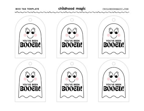 You've Been Booed! (Free Printable) - Childhood Magic Booed Basket Ideas, You've Been Booed Free Printable, You've Been Booed Printable, Basket Printable, Boo Door Hanger, Youve Been Bood, Booed Printable, Been Booed, You've Been Booed