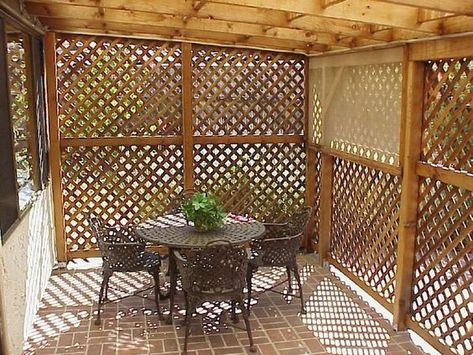 Enclosed Patio Ideas, Porch Kits, Porch Design Ideas, Screened Porch Designs, Balkon Decor, Building A Porch, Enclosed Patio, Backyard Pergola, Deck With Pergola