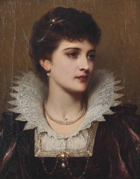 Thomas Francis Dicksee, Francis Dicksee, Frank Dicksee, Victorian Portraits, L'art Du Portrait, Victorian Paintings, Old Portraits, Painted Ladies, Art Classique