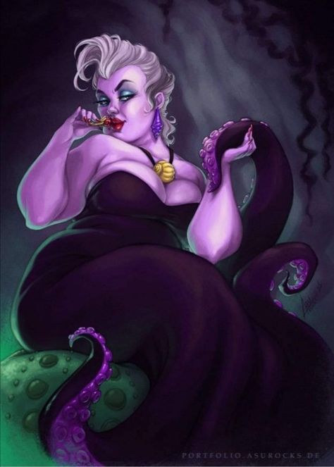 Latest Tweets / Twitter Ursula Fanart, Sea Witch, Disney Art, Octopus, Witch, Deviantart, Disney, Art