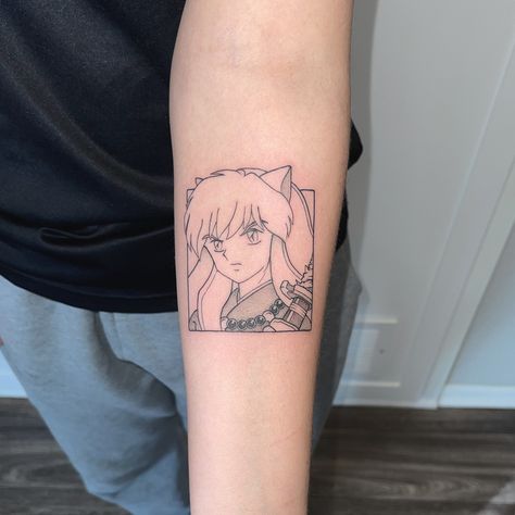 Inuyasha Tattoo Ideas, Inuyasha Tattoo, Japanese Tattoo Art, Black Ink Tattoos, Anime Tattoos, Inuyasha, Little Tattoos, Japanese Tattoo, Body Tattoos