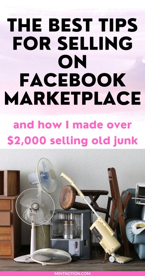 How to make money selling stuff on Facebook Marketplace. Learn the best selling items on Facebook Marketplace and how to start making money. How To Sell On Marketplace, Selling Clothes On Facebook, How To Sell Your Stuff Online, Selling Things Online, How To Sell Your Stuff, Selling On Marketplace, Selling Stuff To Make Money, Selling On Facebook Marketplace, How To Sell On Ebay