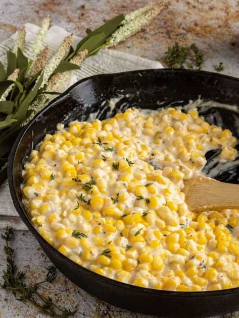 The Best Creamed Corn Gullivers Creamed Corn, Creamed Corn Crockpot Thanksgiving, Jennifer Garner Creamed Corn, Frozen Creamed Corn, Cream Corn Recipe Stovetop, Stove Top Creamed Corn, Creamed Corn Thanksgiving, Southern Creamed Corn, Terry Blacks Creamed Corn